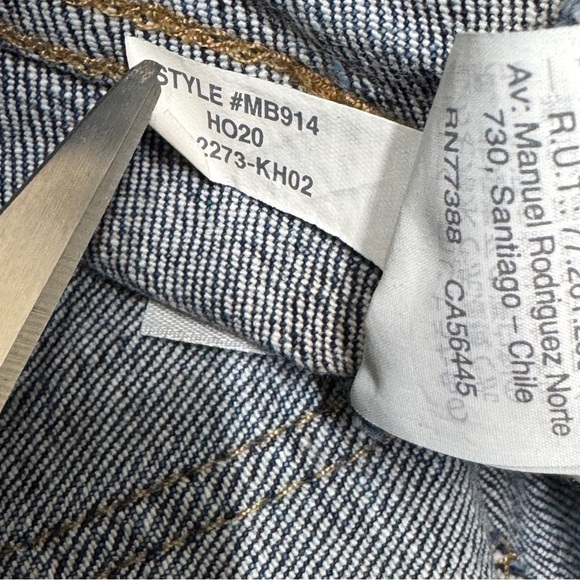 {Madewell} 11” High-Rise Skinny in Birchfield Wash Petite Stretch Denim Jeans - Picture 7 of 8